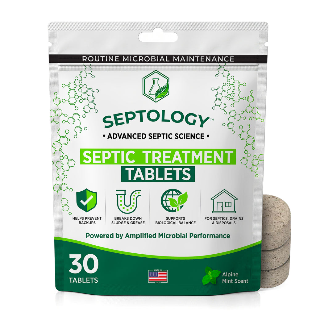 Septology Septic Treatment Tablets - Routine Microbial Maintenance - 30 Count
